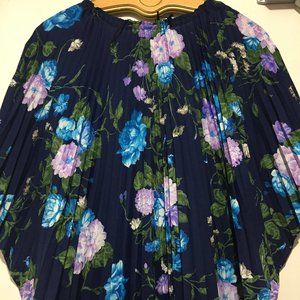 VINTAGE PLEATED MAXI DRESSES SIZE L